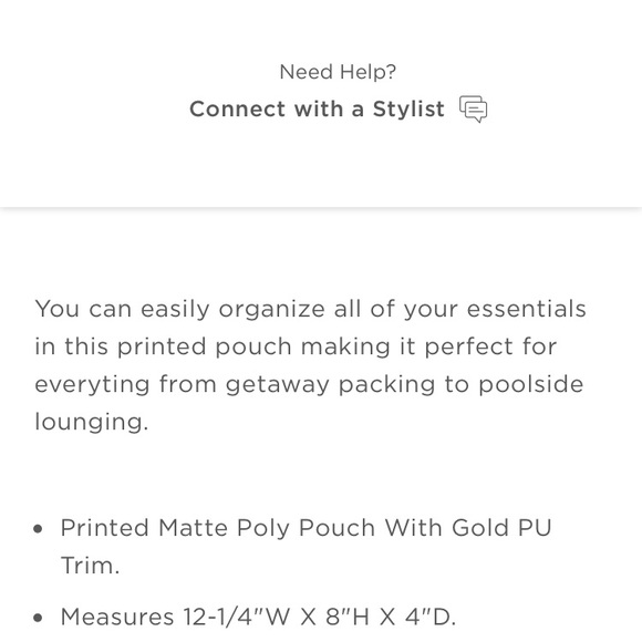 Lilly Pulitzer Lilly’s house oasis pouch one left - Picture 6 of 6